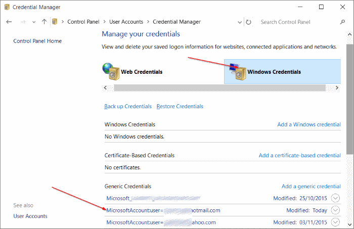 click here to enter your most recent credential pic5