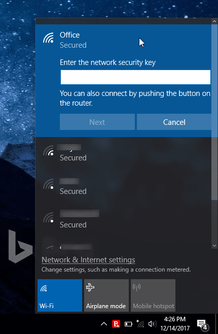 conectar Windows 10 PC a una red Wi-Fi sin introducir la contraseña pic3.jpg