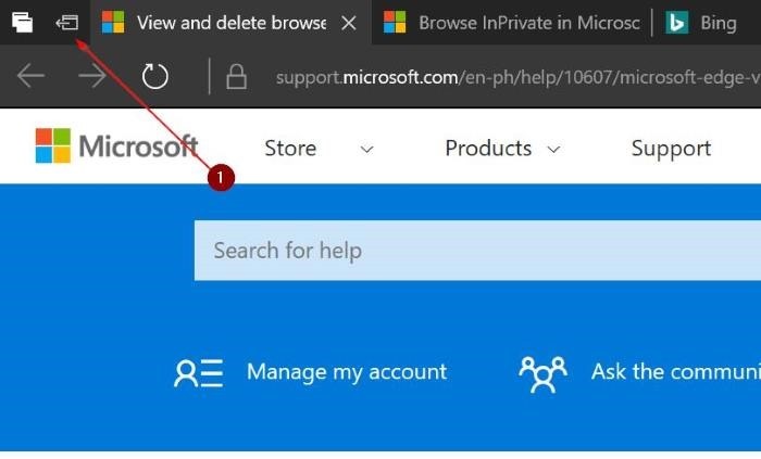 copiar urls abiertas en todas las pestañas de edge pic1