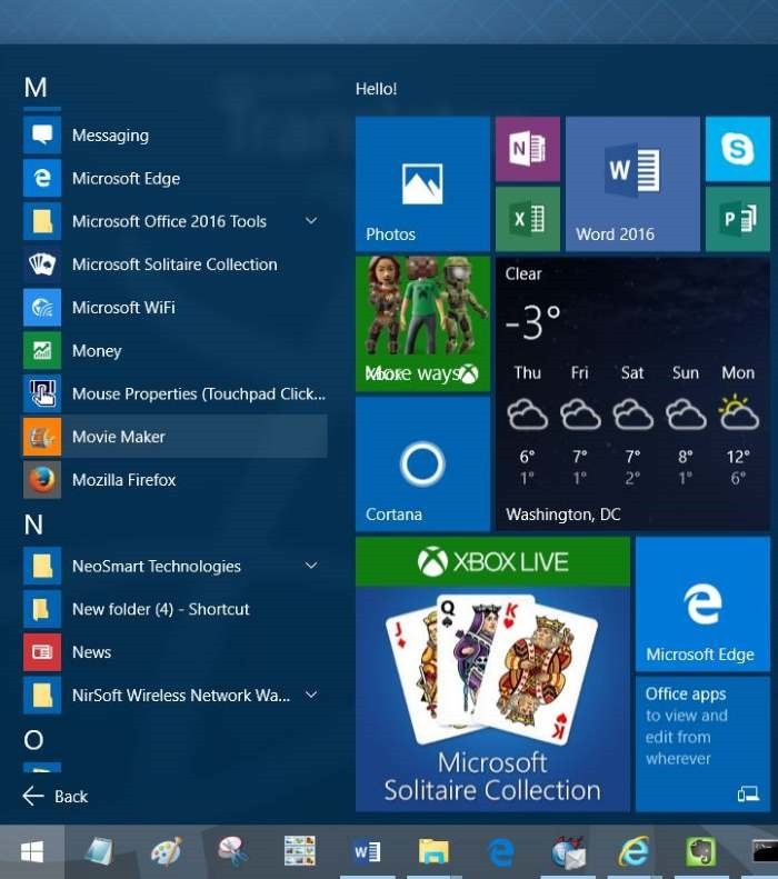 crear acceso directo del escritorio para programar en Windows 10 step1