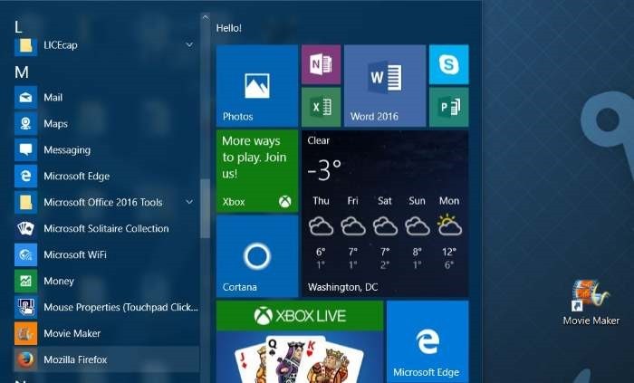 crear acceso directo del escritorio para programar en Windows 10 step3