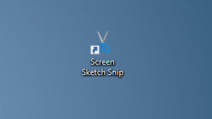 create screen sketch snip desktop shortcut in Windows 10 pic7