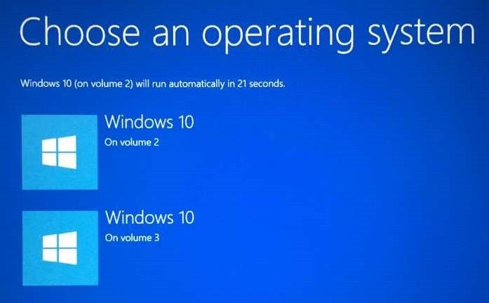 sistema operativo predeterminado Windows 10