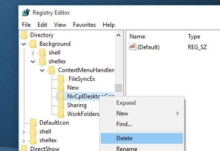 arreglar para ralentizar el clic derecho del escritorio en Windows 10 step2