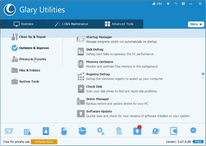 download glary utilities free for Windows 10