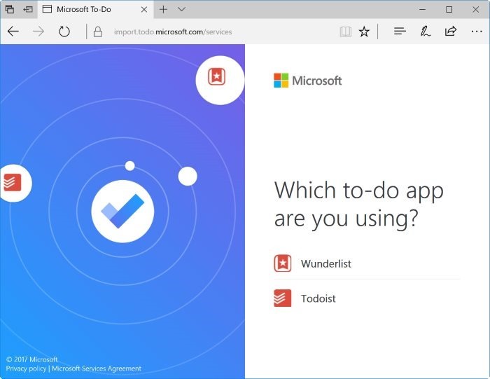importar wunderlist y todoist a Microsoft To-Do pic2