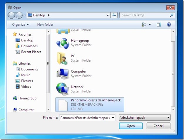 install deskthemepack Windows 7