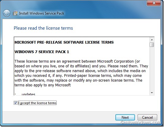 install Windows 7 sp1
