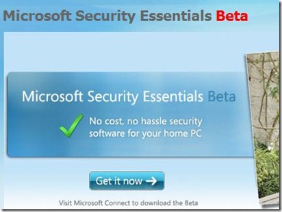 Download Microsoft Security Essentials (MSE) Beta 
