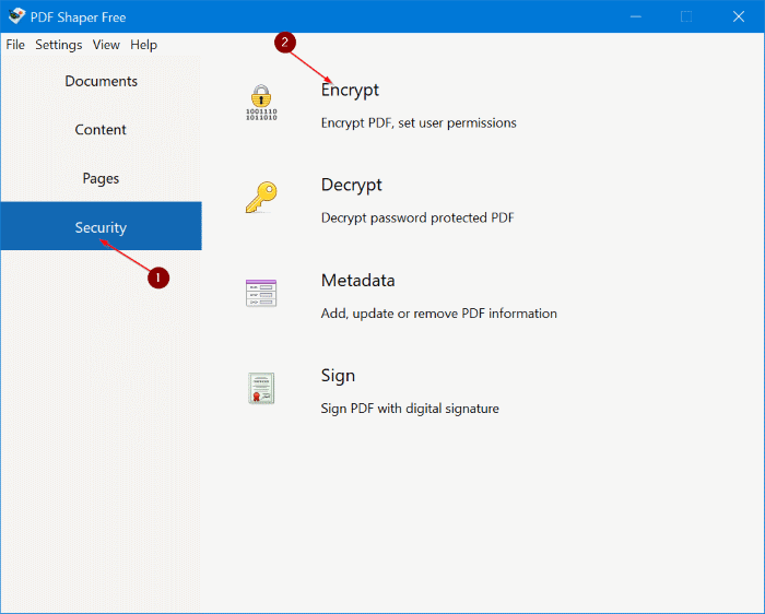 proteger con contraseña los archivos PDF en Windows 10 pic1