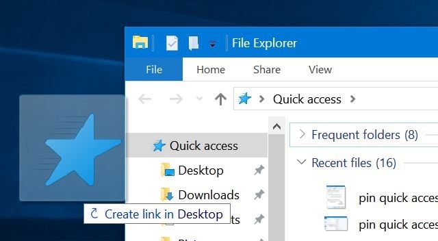 pin quick access to the taskbar in Windows 10 pic5 pin quick access to the taskbar in Windows 10 pic5