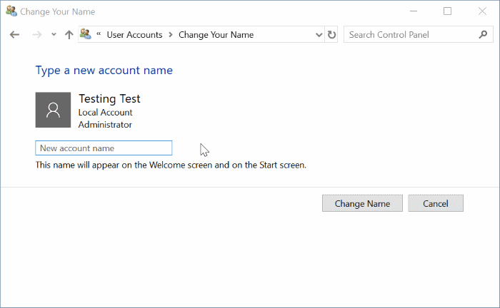 renombrar cuentas de usuario en Windows 10 pic8