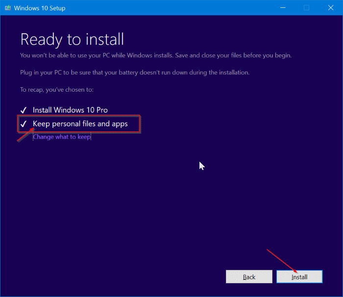 reparar Windows 10 install sin perder aplicaciones y datos pic9