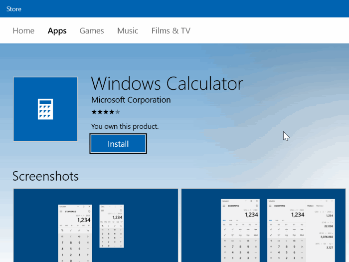 reiniciar o reinstalar Calculadora en Windows 10 step8