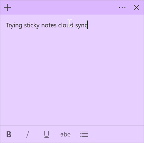 sign in or out of sticky notes in windows 10 pic01