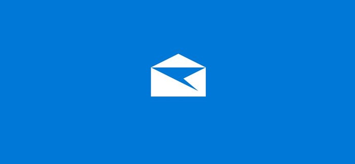 cerrar sesión en Mail app en Windows 10