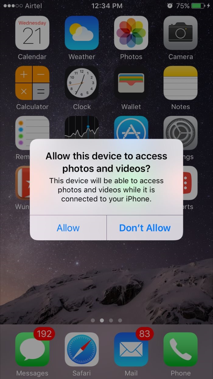 transferir fotos del iPhone a Windows 10 PC pic1