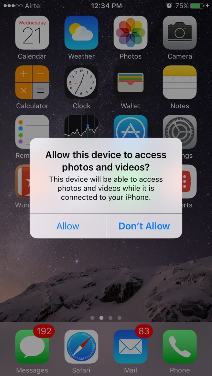 transferir fotos del iPhone a Windows 10 PC pic1
