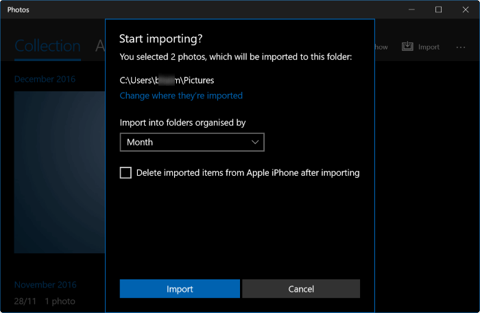 transferir fotos del iPhone a Windows 10 PC pic4