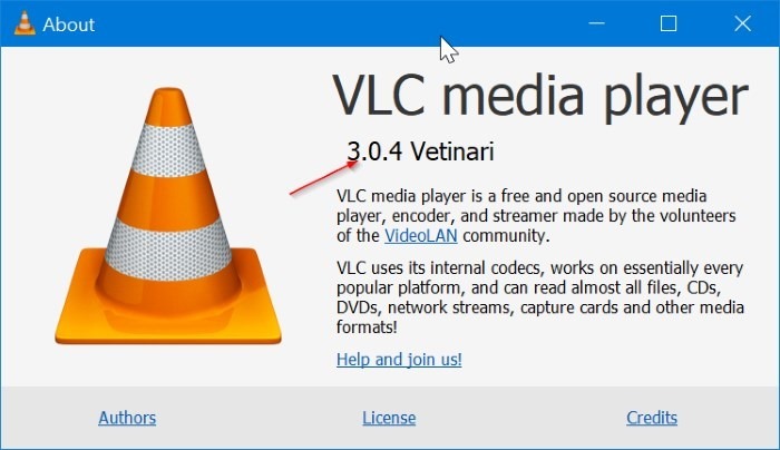 update VLC Media Player to the latest version pic2.2
