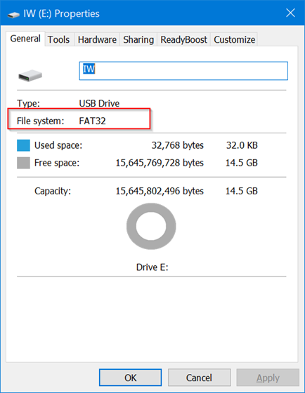 use disk management to partition USB on Windows 10 pic2