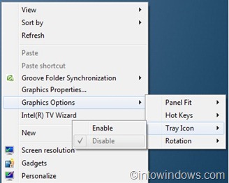 windows 7 desktop context menu