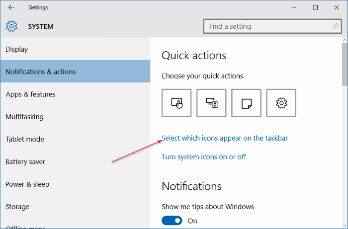 Falta icono inalámbrico en la barra de tareas de Windows 10 step5